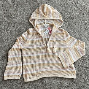 NWT Roxy After Beach Cropped hoodie